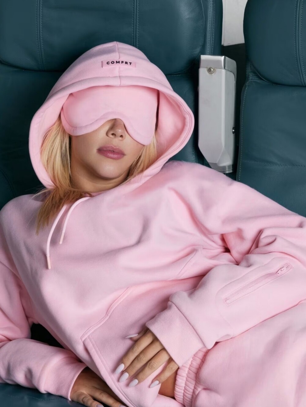 Comfrt Pink Travel Hoodie